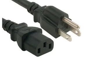 10x 6 Foot Power cord for PC, TV, Power Brick 16AWG Heavy Duty - Picture 1 of 1