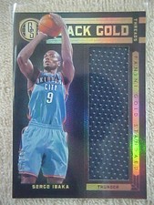SERGE IBAKA 2011-12 GOLD STANDARD BLACK GOLD THREADS CARD #BG-34 036/149   
