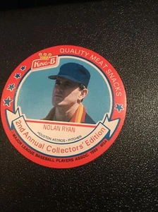 1989 King B Quality Meat Snacks Nolan Ryan Coin #10 Houston Astros  - Picture 1 of 3
