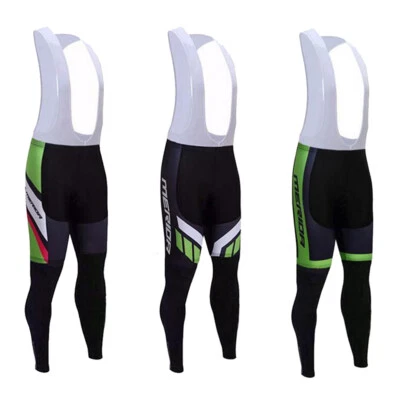 Merida Men's Cycling Bib Tights Gel Padded Cycling Bib Leggings Bib Trousers - Image 1 of 4