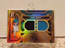 TANK BIGSBY ROOKIE TRIPLE PATCH AUTO 013/149 2023 GOLD STANDARD FOOTBALL Jaguars