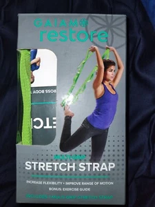 Gaiam Restore Stretch Strap With Bonus Exercise Guide - Picture 1 of 1