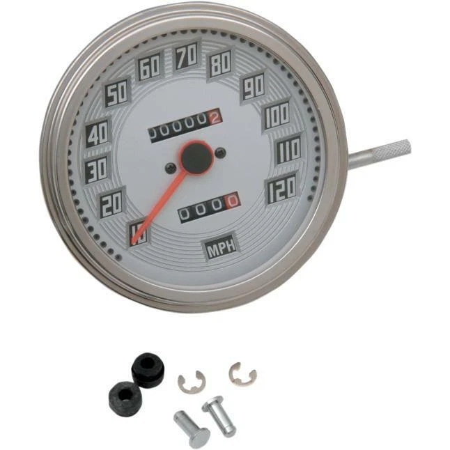 Drag Specialties FL-Style 2240:60 Speedometer - Billet-Look Face Harley Davidson - Изображение 1 из 1
