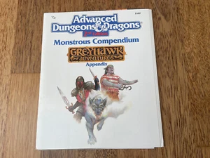 Monstrous Compendium: Greyhawk Adventures Appendix AD&D 2nd Edition - Bild 1 von 8
