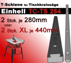 T-Nut T-Schiene f. EINHELL TS 254 Tischkreissäge, Gleitschiene Schiebeschlitten - Picture 1 of 3