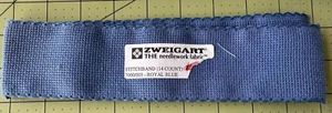StitchBand 14 ct, Royal Blue Zweigart 2 inch by 1 yard - Picture 1 of 2