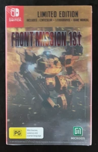 Front Mission 1st Nintendo Switch Lenticular Limited Edition AU Ver New Sealed - Picture 1 of 2