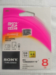 1 pcs Sony 8GB microSDHC memory card, SR-8N4 TF Card - Picture 1 of 2