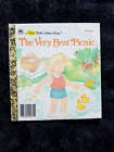 The Very Best Picnic a first Little Golden Book EUGENIE 1988 Vintage Artwork