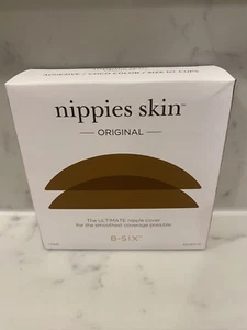 B-Six Nippies Skin - ORIGINAL- Adhesive - Size 2 D+ CUPS Coco NEW IN BOX - Picture 1 of 6
