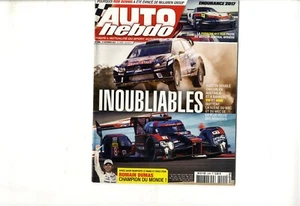 AUTO HEBDO n°2090  23/11/2016 WEC 6h BAHREIN WRC AUSTRALIE F3 & TCR MACAO - Foto 1 di 1
