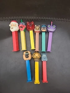 9 Pez Mixed lot Red Tiger Santa Cars Misc. - Picture 1 of 8