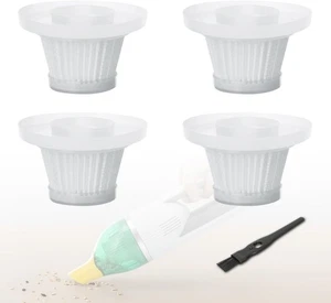 LANMU 4er Pack Ersatzfilter kompatibel mit Entenstaubsauger wie weiß  - Bild 1 von 6