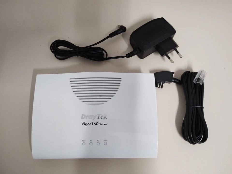 DrayTek Vigor 165 VDSL2 Vectoring - Supervectoring -  Modem Bridge-Mode bk - Bild 1 von 3