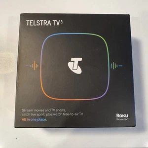 Telstra TV 3 Roku Powered Set Top Box Media Streaming Device 4701TL NEW -20% $60 - Picture 1 of 5