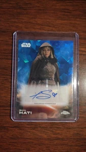 2025 Topps Chrome Sapphire Star Wars Ivanna Sakhno Shin Hati AUTO SSP #'d 3/5 JX - Bild 1 von 3