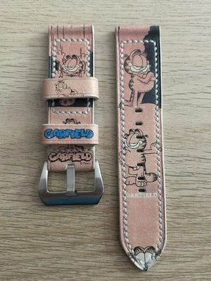 24 毫米 Garfield 定制 Officine Panerai 皮革表带 适合发光 44 毫米 — 第 1/3 张图片