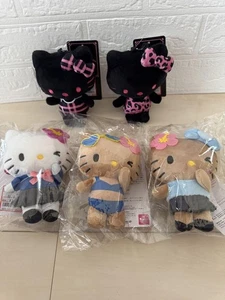 Hello Kitty Plush Strap Swimsuit Gal Sun Tan Pink Black Plush Set Design - Picture 1 of 1