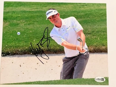 Foto autografiada firmada por Keegan Bradley 8x10 Ryder Cup Capitán certificado de autenticidad JSA Foto 1 de 4