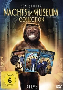 Nachts im Museum 1-3 (DVD) Ben Stiller Owen Wilson Shawn Levy - Picture 1 of 2