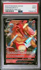 Pokemon SWSH Oscurità Incendio Cervello V #033 PSA 9 - Foto 1 di 2