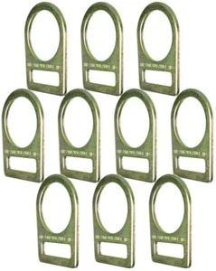 Fusion Climb Team Large Carbonstahl D-Ring Gold MBS 23KN 10er Pack - Bild 1 von 3