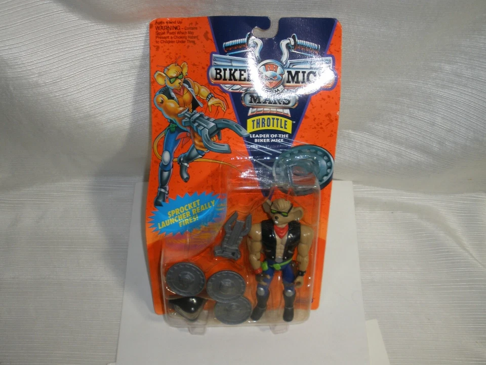 Biker Mice From Mars Throttle Action Figure 1993 Galoob