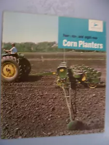 ORIGINAL JOHN DEERE ADVERTISING -JD - 4 6 8 ROW PLANTERS -8 x 9"-1966 - Picture 1 of 6