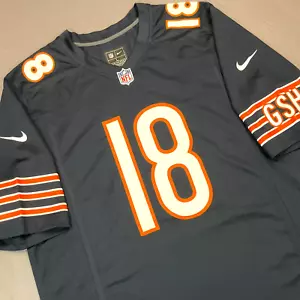 New Nike Caleb Williams Chicago Bears Navy NFL Game Jersey Men's Sz L $130 - Picture 1 of 12