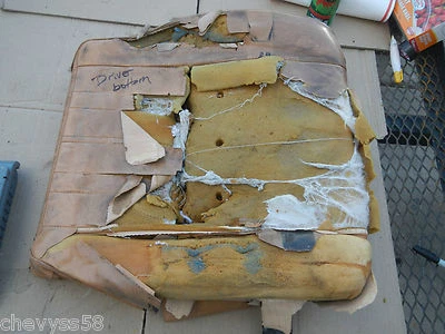 LEFT FRONT DRIVER SEAT BOTTOM 1980 80 NISSAN DATSUN 210 310 BLUEBIRD - Image 1 of 4