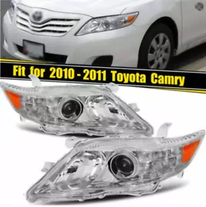 Pair Left & Right Headlights Reflector For 2010-2011 Toyota Camry Sedan 4-Door - Picture 1 of 5