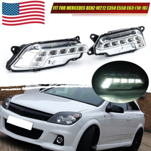Lámparas de señalización LED delanteras diurnas DRL para 10-13 Mercedes W212 E350 400 550 - Imagen 1 de 12