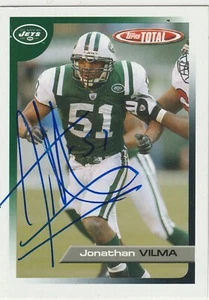 Jonathan Vilma signed 2005 Topps Total Jets autograph Saints - Picture 1 of 1