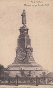 CARTOLINA *6 FORLI EMILIA ROMAGNA MONUMENTO A AURELIO SAFFI NON VIAGGIATA (1921) - Imagen 1 de 2