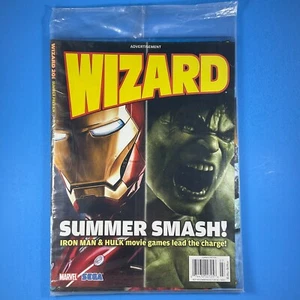 Wizard Magazine #201 Marvel Hulk Iron Man X-Men Summer Preview 2008 NEW Sealed - Picture 1 of 4