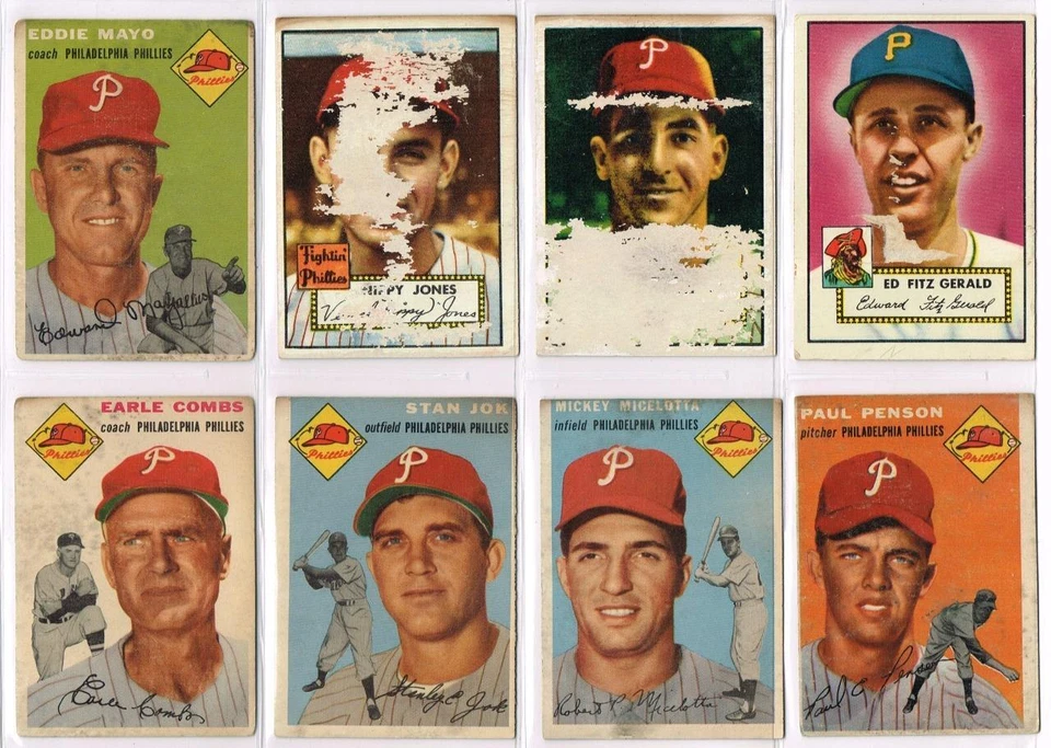 018, Collection of 44, Poor to VG 1952-1956 Topps Cards & Exhibits, FREE S&H - Image 1 of 4
