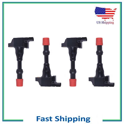 03-05 Para Honda Civic Hybrid Bobina de Encendido B2870*4 JUEGO 4 IC020 UF373 * Foto 1 de 4