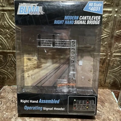 BLMA Models HO Scale 4031 Modern Cantilever Right Hand Signal Bridge - Image 1 of 4