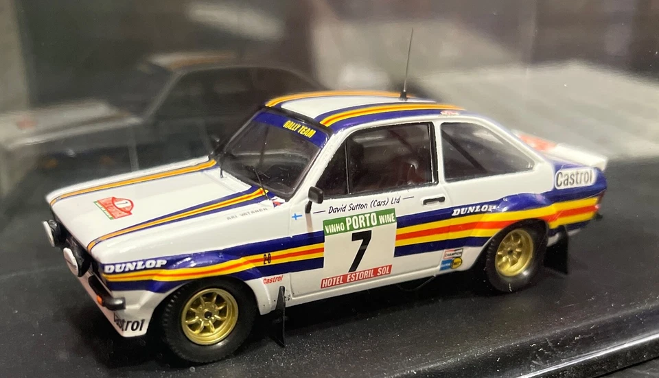 1/43 FORD ESCORT MK2 #7 RALLY PORTUGAL 1980 VATANEN RICHARDS TROFEU RRAL32 - Immagine 1 di 1