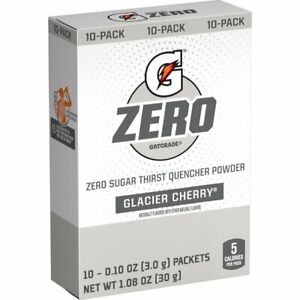Gatorade Zero Sports Drink Powder- Sugar Free - Glacier Cherry- 30pk