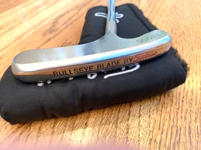 SCOTTY CAMERON TITLEIST BULLSEYE PLATINUM FINISH 34" BLADE PUTTER RARE PGA - Image 1 of 4