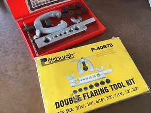 Pittsburgh Double Flaring Tool Kit ~ P-40878 For Size 3/16" to 5/8" with Case - Picture 1 of 6
