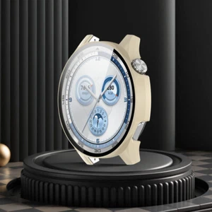 PC Case Tempered Glass Screen Protector for Huawei Watch GT5 46mm (Ivory) - Zdjęcie 1 z 7