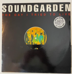 Soundgarden - The Day I Tried To Live. Limited Edition 12" Etched Vinyl+Stencil - Picture 1 of 4