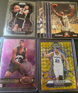 10 Tim Duncan (Rookie, Metal Universe) Cards - NBA LOT - Zdjęcie 1 z 3
