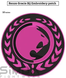 Martial Arts Gi Patches Renzo Gracie Embroidery Patches BJJ Grapplers Patches - Picture 1 of 4