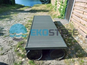 KOSTENLOSE LIEFERUNG* Schwimmende Platform Schwimmsteg, 3x1m WPC - Bild 1 von 1