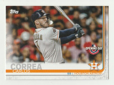 2019 TOPPS OPENING DAY CARLOS CORREA #53 HOUSTON ASTROS