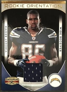 2011 Panini America Gridiron Gear Rookie Orientation Vincent Brown 064/299 #12 - Bild 1 von 2