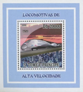 V150 High Speed Locomotive Mini Sov. Sheet MNH - Picture 1 of 1